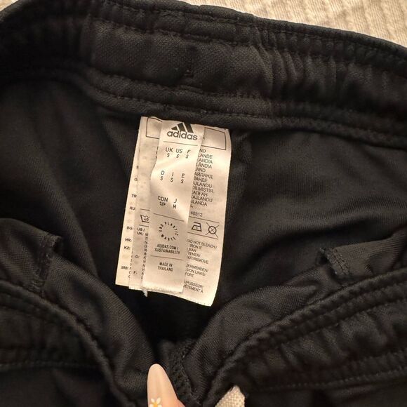 Adidas Kids Black Track Pants - Picture 8 of 11